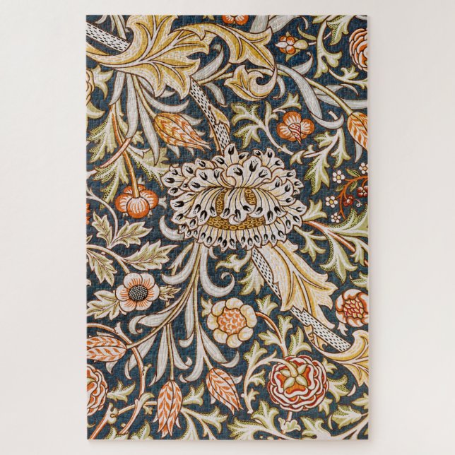 Quebra-cabeça William Morris Trent Garden Flower Pattern Classic (Vertical)