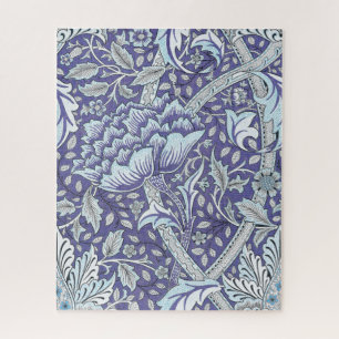 Quebra-cabeça William Morris Windrush Padrão Floral Azul