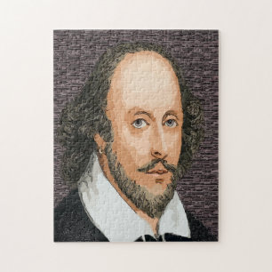 Quebra-cabeça William Shakespeare Face