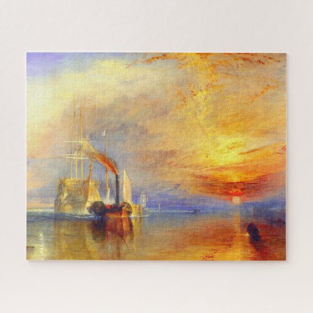 Quebra-cabeça William Turner A Pintura Do Temerário De Luta (Horizontal)