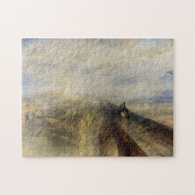 Quebra-cabeça William Turner - Chuva, Vapor e Velocidade (Horizontal)