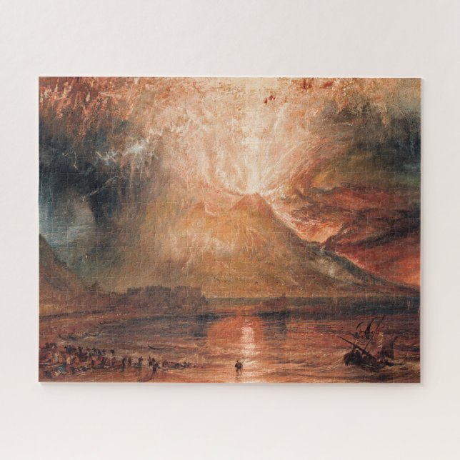 Quebra-cabeça William Turner - Vesúvio em Erupção (Horizontal)