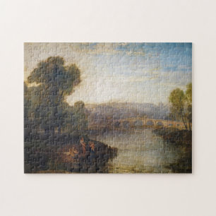 Quebra-cabeça William Turner - Vista de Richmond Hill e Bridge