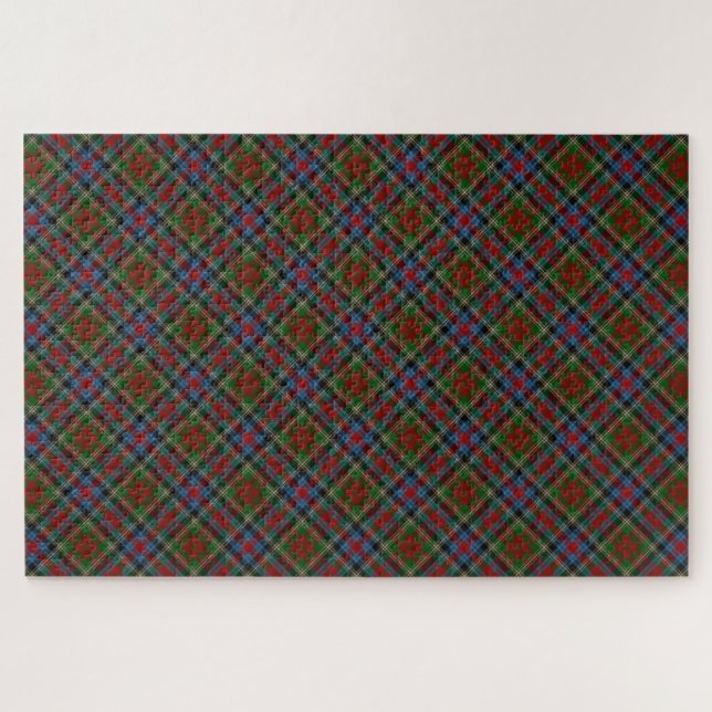 Quebra-cabeça William Wilson Sons Tartan Jogo de Mesa (Horizontal)