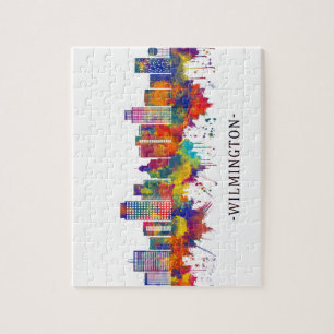Quebra-cabeça Wilmington Delaware Skyline