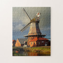 Quebra-cabeça Windmill Ostfriesland Grind Grain Holandês