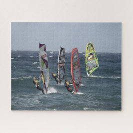 Quebra-cabeça Windsurfing Ondas do Oceano Esportes Surf