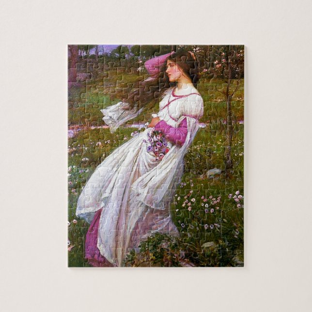 Quebra-cabeça Windsweby de John William Waterhouse (Vertical)