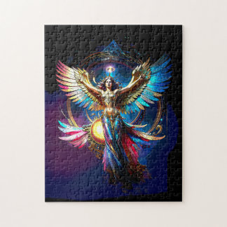 Quebra-cabeça Winged Angel of Liberty Fantasy Inspirational