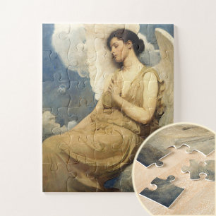 Quebra-cabeça Winged Figure por Abbott Handerson Thayer Angel Ar