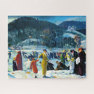 Quebra-cabeça Winter Joy – Cena de Bellows Fine Ar