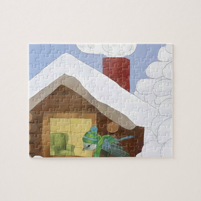 Quebra-cabeça Wintervogel (Horizontal)