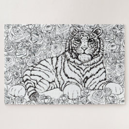 Quebra-cabeça Wise Tiger Puzzle