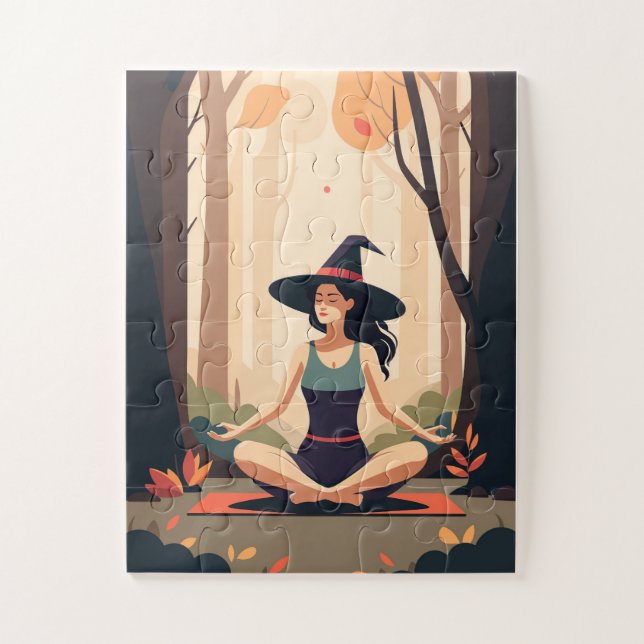 Quebra-cabeça witch yoga puzzle  (Vertical)