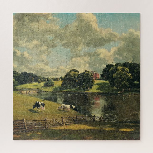 Quebra-cabeça Wivenhoe Park por John Constable (Vertical)