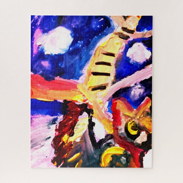 Quebra-cabeça Wolf in winter  (Vertical)