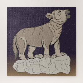 Quebra-cabeça Wolf Pup Howling