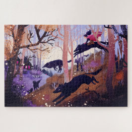 Quebra-cabeça Wolves in the forest