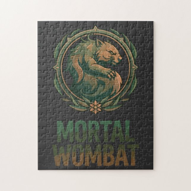 Quebra-cabeça Wombat Mortal (Vertical)