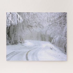 Quebra-cabeça Wonderland de inverno de neve