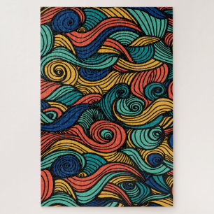 Quebra-cabeça Wool Topped paisley