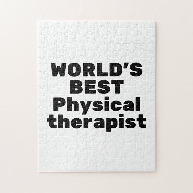 Quebra-cabeça World's best Physical therapist (Vertical)