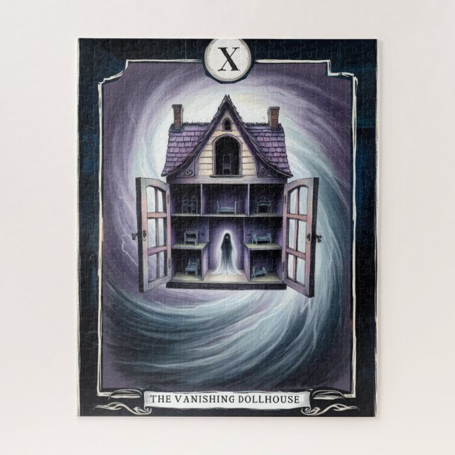 Quebra-cabeça X A Casa Desaparecida - Agora Você Vê... Tarot (Vertical)