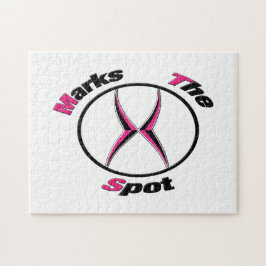 Quebra-cabeça X marca o ponto