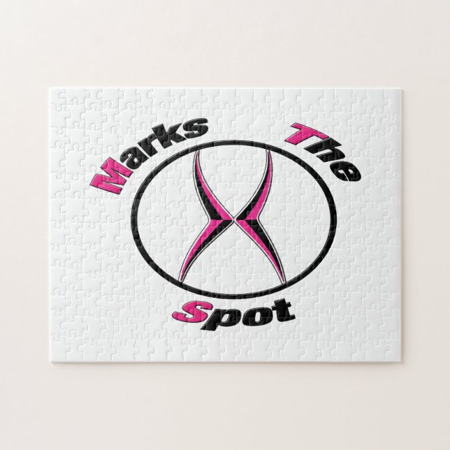 Quebra-cabeça X marca o ponto (Horizontal)