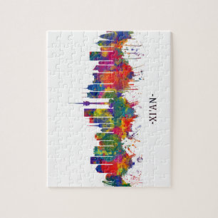 Quebra-cabeça Xi'an China Skyline