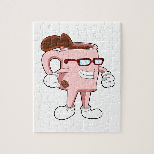 Quebra-cabeça Xícara de café com café (Vertical)