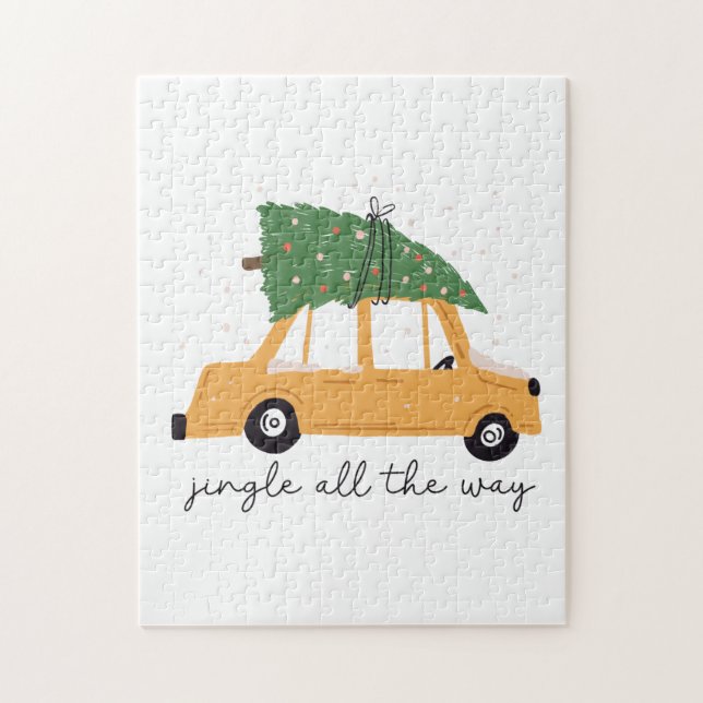 Quebra-cabeça Xmas Gift Jingle Por Todo O Caminho (Vertical)