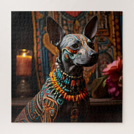 Quebra-cabeça Xoloitzcuintle no Dia Altar dos Mortos