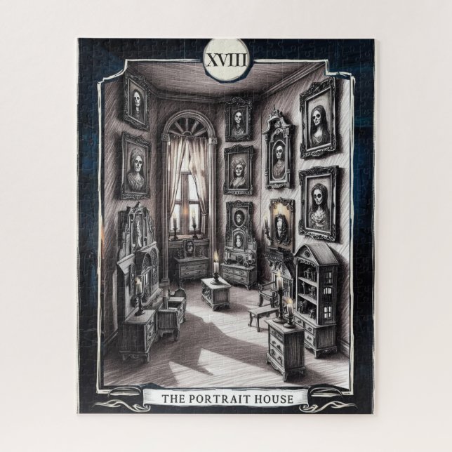Quebra-cabeça XVIII A Casa De Retratos - Ainda Assistindo, Tarot (Vertical)