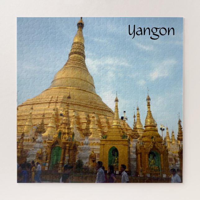 Quebra-cabeça yangon shwedagon (Horizontal)