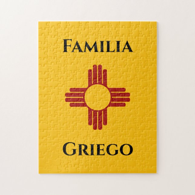 Quebra-cabeça Yellow Zia Sun Puro Nuevo México (Vertical)