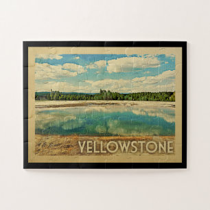 Quebra-cabeça Yellowstone Vintage Travel