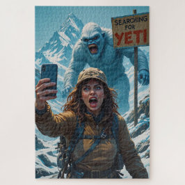 Quebra-cabeça Yeti Bigfoot Sasquatch Selfie Monte Everest