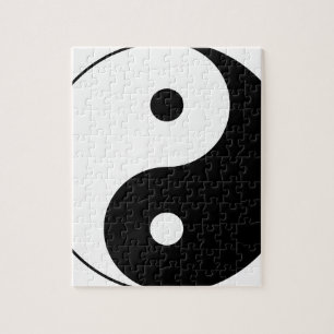 Quebra-cabeça Yin and yang (yin-yang, yin yang, 陰陽).