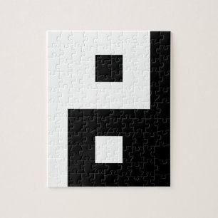 Quebra-cabeça Yin Yang ao quadrado