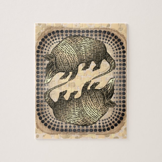 Quebra-cabeça Yin Yang Armadillo (Vertical)