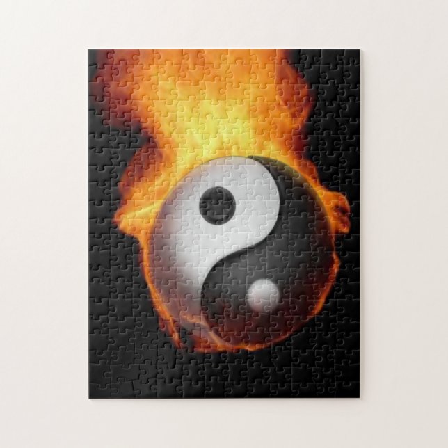 Quebra-cabeça Yin Yang on Fire Puzzle (Vertical)