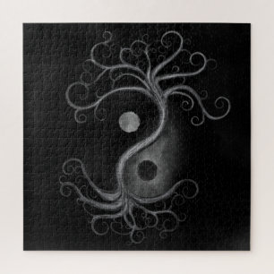 Quebra-cabeça Yin Yang Swirl Tree