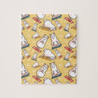 Quebra-cabeça Yoga Llama Madness