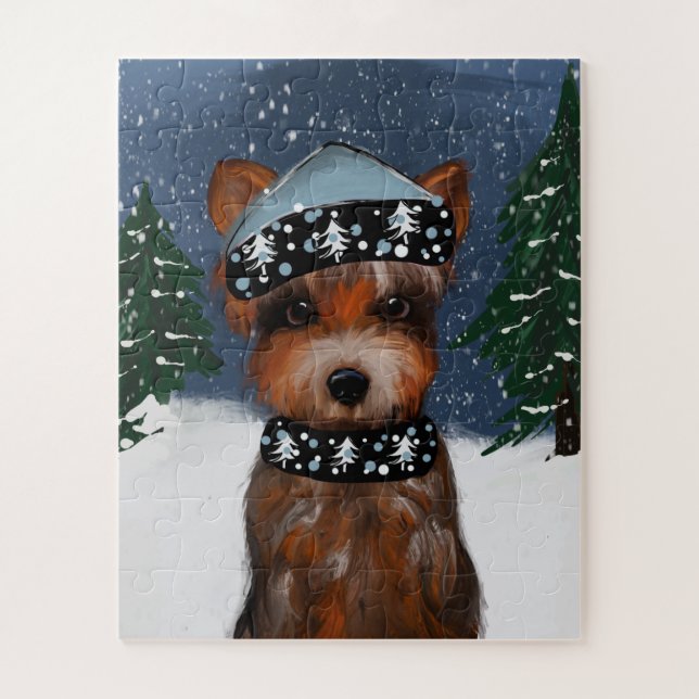 Quebra-cabeça Yorkie (Vertical)