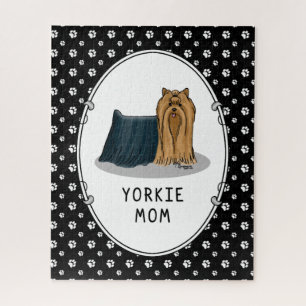 Quebra-cabeça Yorkie Mãe (Yorkshire Terrier Mãe) Cute