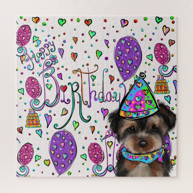 Quebra-cabeça Yorkie Poo (Vertical)