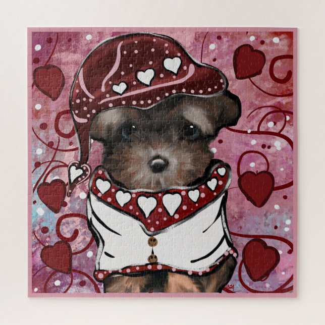 Quebra-cabeça Yorkie Poo (Vertical)