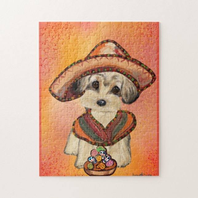 QUEBRA-CABEÇA YORKIE POO CINCO DE MAIO (Vertical)