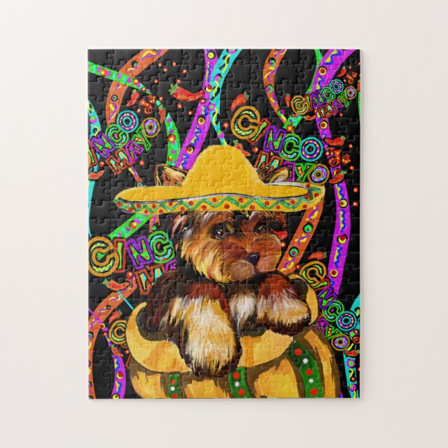 QUEBRA-CABEÇA YORKIE POO - CINCO DE MAYO (Vertical)